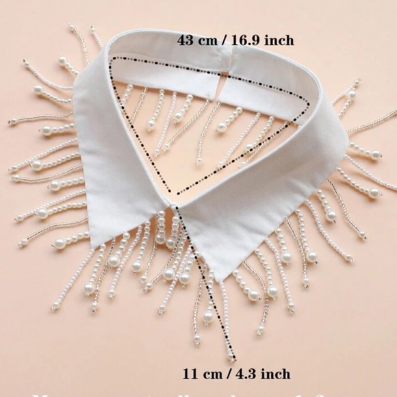 💎 Embellished Dickey Collar 💎 - Picture 2 of 3